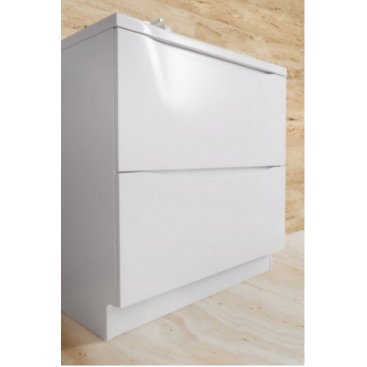 Тумба с раковиной BelBagno Marino 100-PIA-BB1000/445-LV-MR-PR Bianco Lucido