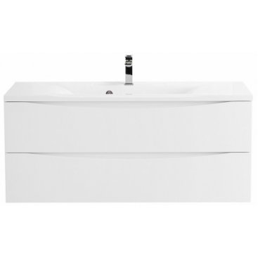 Тумба с раковиной BelBagno Marino 120-BB1200/450-LV-MR-PR Bianco Lucido