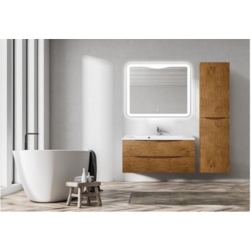 Тумба с раковиной BelBagno Marino 120-BB1200/450-LV-MR-PR Rovere Nature