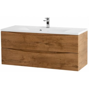 Тумба с раковиной BelBagno Marino 120-BB1200/450-LV-MR-PR Rovere Nature