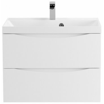 Тумба с раковиной BelBagno Marino 60-BB600/450-LV-MR-AST Bianco Opaco