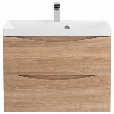 Тумба с раковиной BelBagno Marino 60-BB600/450-LV-MR-AST Rovere Bianco