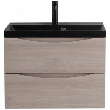 Тумба с раковиной BelBagno Marino 70-BB700/450-LV-ART-AST-NERO Rovere Grigio