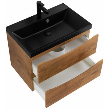 Мебель для ванной BelBagno Marino 70-BB700/450-LV-ART-AST-NERO Rovere Nature