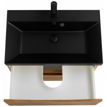 Мебель для ванной BelBagno Marino 70-BB700/450-LV-ART-AST-NERO Rovere Nature
