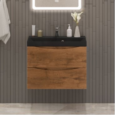 Мебель для ванной BelBagno Marino 70-BB700/450-LV-ART-AST-NERO Rovere Nature