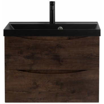 Тумба с раковиной и зеркалом BelBagno Marino 70-BB700/450-LV-ART-AST-NERO Rovere Moro