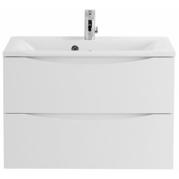 Тумба с раковиной BelBagno Marino 75-BB750/450-LV-MR-PR Bianco Lucido