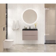 Мебель для ванной BelBagno Marino 80-BB800/450-LV-ART-PR-NERO Capucino Lucido