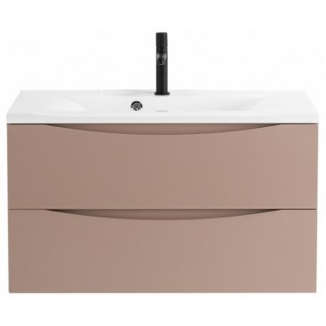 Тумба с раковиной BelBagno Marino 80-BB800/450-LV-MR-PR Capucino Lucido