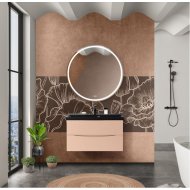 Мебель для ванной BelBagno Marino 80-BB800/450-LV-ART-AST-NERO Crema Opaco