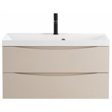 Тумба с раковиной BelBagno Marino 80-BB800/450-LV-MR-AST Crema Opaco