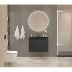 Тумба с раковиной и зеркалом BelBagno Marino 80-BB...