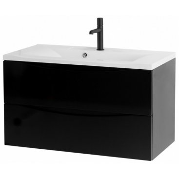 Мебель для ванной BelBagno Marino 80-BB800/450-LV-MR-PR Nero Lucido