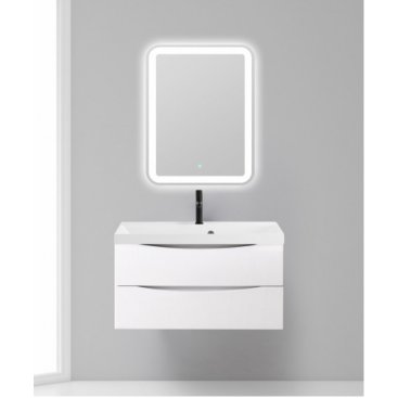 Тумба с раковиной BelBagno Marino 90-BB900/450-LV-MR-AST Bianco Lucido