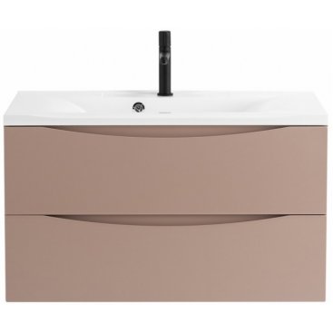 Тумба с раковиной BelBagno Marino 90-BB900/450-LV-MR-PR Capucino Lucido