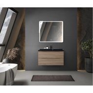 Мебель для ванной BelBagno Marino 90-BB900/450-LV-ART-AST-NERO Rovere Bianco