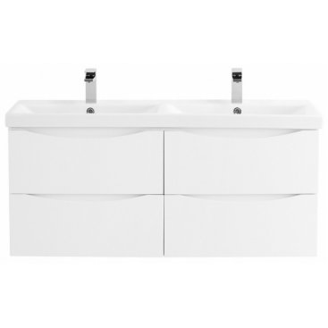 Тумба с раковиной BelBagno Marino-CER 120-BB-0325-120-2-LVB Bianco Lucido