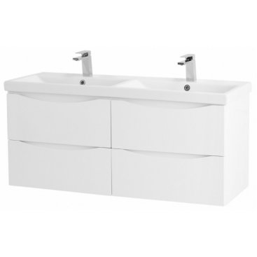 Тумба с раковиной BelBagno Marino-CER 120-BB-0325-120-2-LVB Bianco Opaco