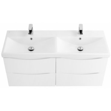 Тумба с раковиной BelBagno Marino-CER 120-BB-0325-120-2-LVB Bianco Opaco