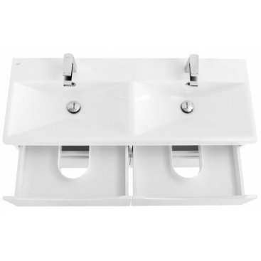 Тумба с раковиной BelBagno Marino-CER 120-BB-0325-120-2-LVB Bianco Opaco