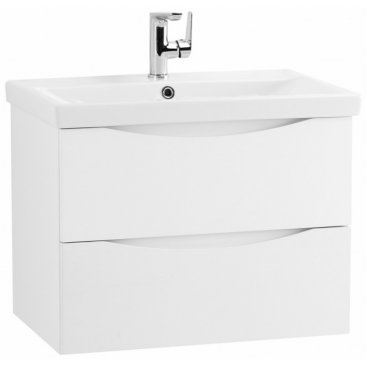 Тумба с раковиной BelBagno Marino-CER 70-BB-0321-70-LVB Bianco Opaco