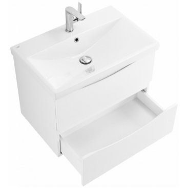 Тумба с раковиной BelBagno Marino-CER 70-BB-0321-70-LVB Bianco Opaco