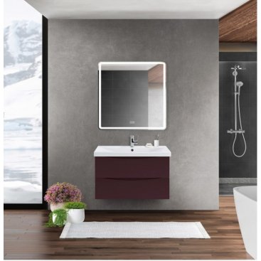 Тумба с раковиной BelBagno Marino-CER 70-BB-0321-70-LVB Bordo Lucido