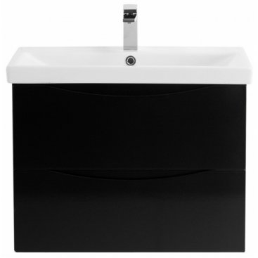 Тумба с раковиной BelBagno Marino-CER 70-BB-0321-70-LVB Nero Lucido