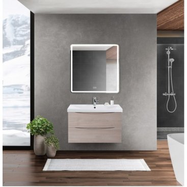 Тумба с раковиной BelBagno Marino-CER 70-BB-0321-70-LVB Rovere Grigio