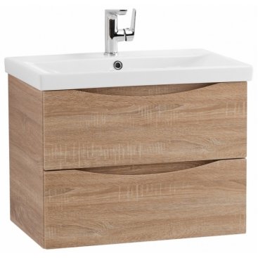 Тумба с раковиной BelBagno Marino-CER 70-BB-0321-70-LVB Rovere Bianco