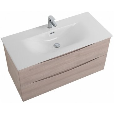 Тумба с раковиной BelBagno Marino-CER-N 100 Rovere Grigio