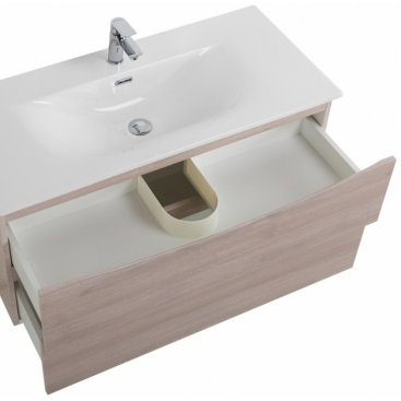 Тумба с раковиной BelBagno Marino-CER-N 100 Rovere Grigio