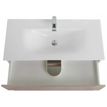 Тумба с раковиной BelBagno Marino-CER-N 100 Rovere Grigio