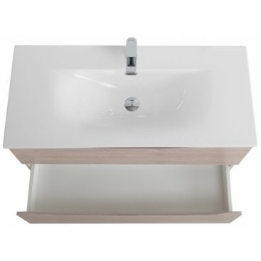Тумба с раковиной BelBagno Marino-CER-N 100 Rovere Grigio