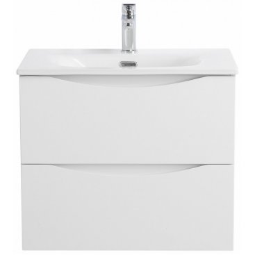 Тумба с раковиной и зеркалом BelBagno Marino-CER-N 60 Bianco Lucido