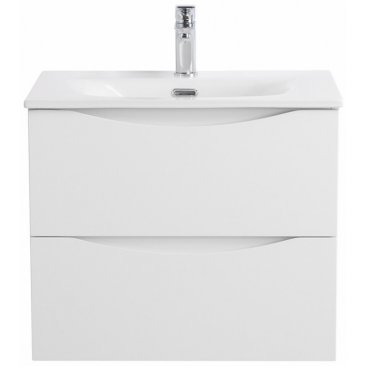 Тумба с раковиной и зеркалом BelBagno Marino-CER-N 60 Bianco Opaco