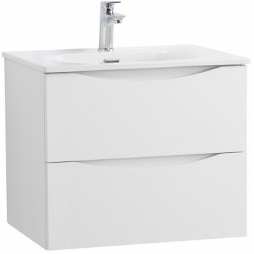 Тумба с раковиной и зеркалом BelBagno Marino-CER-N 60 Bianco Opaco