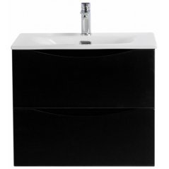 Тумба с раковиной BelBagno Marino-CER-N 60 Nero Lu...