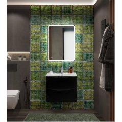 Мебель для ванной BelBagno Marino-CER-N 60 Nero Lu...