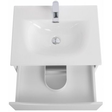 Тумба с раковиной BelBagno Marino-CER-N 70 Bianco Lucido