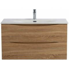 Тумба с раковиной BelBagno Marino-CER-N 80 Rovere ...
