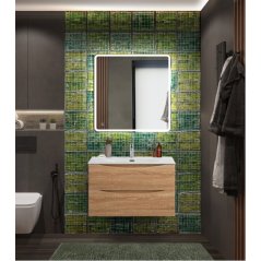 Мебель для ванной BelBagno Marino-CER-N 80 Rovere ...
