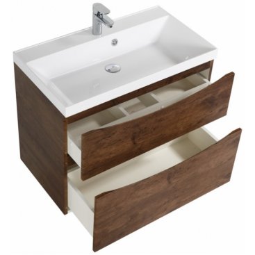 Мебель для ванной BelBagno Marino-H60 80-BB800/450-LV-MR-AST Rovere Moro