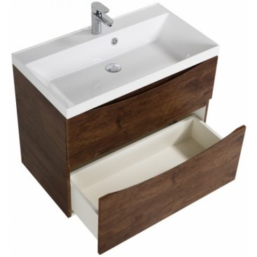 Мебель для ванной BelBagno Marino-H60 80-BB800/450-LV-MR-AST Rovere Moro