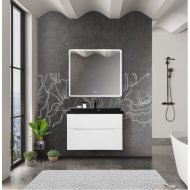 Мебель для ванной BelBagno Marino-H60 90-BB900/450-LV-ART-AST-NERO Bianco Lucido