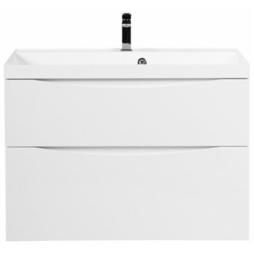 Тумба с раковиной BelBagno Marino-H60 90-BB900/450-LV-MR-AST Bianco Lucido