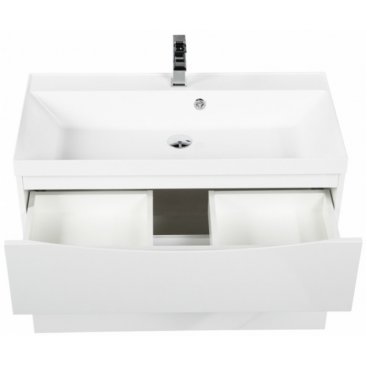 Мебель для ванной BelBagno Marino-H60 90-BB900/450-LV-MR-AST Bianco Lucido