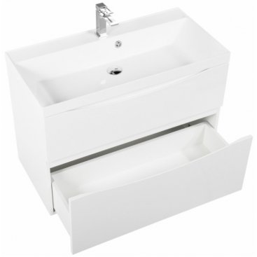 Мебель для ванной BelBagno Marino-H60 80-BB800/450-LV-MR-AST Bianco Lucido