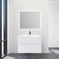 Мебель для ванной BelBagno Marino-H60 90-BB900/450-LV-MR-PR Bianco Lucido
